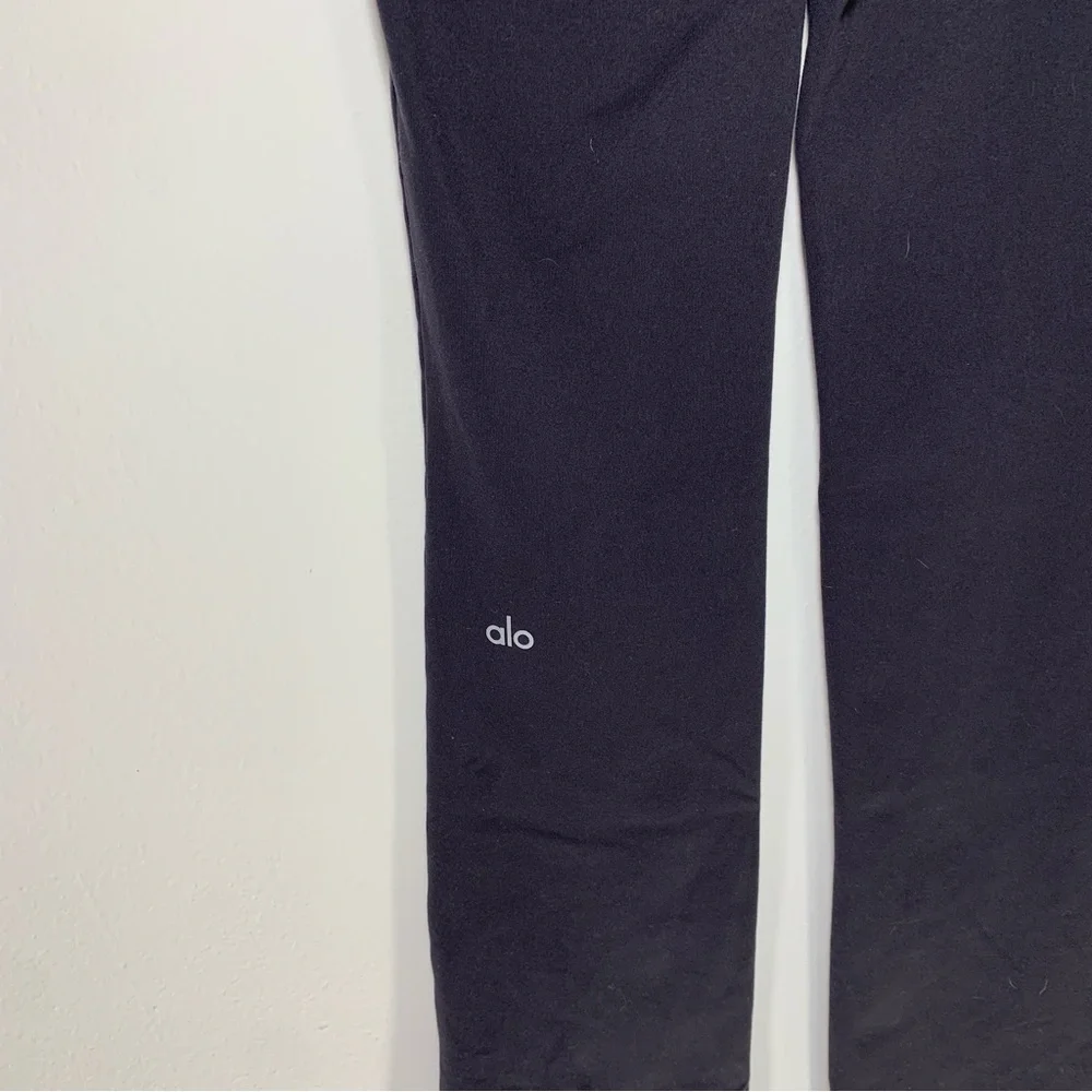 ALO Yoga airbrush high-waist flutter Black Leggings - Picture 6 of 16